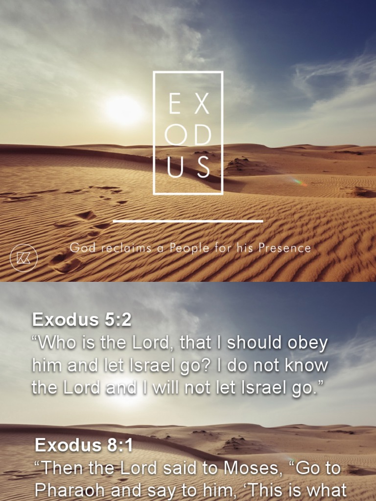 Exodus Presentation Pdf The Exodus Moses