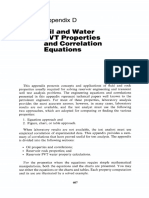 PVT Properties and Correlation Equations: Appendix D Oil and Water