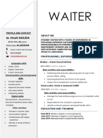Waiter PDF
