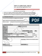 Corrections Learnership Application Form 20222023 PDF