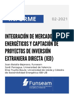 InformeFunseam - INTEGRACION DE MERCADOS ENERGETICOS Y CAPTACION DE PROYECTOS DE IED