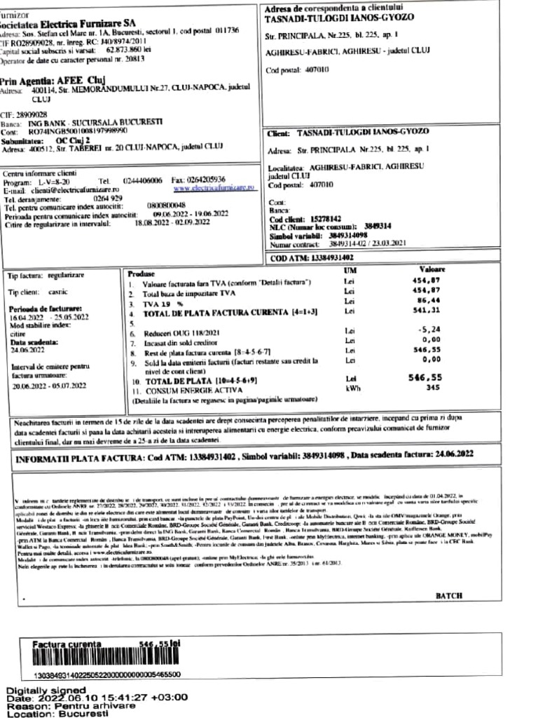 Invoice Details and Payment Summary | PDF