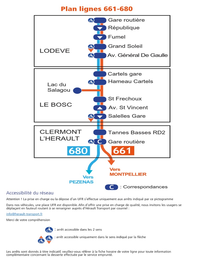 Horaires Bus 661 et Accessibilité UFR | PDF | Transport terrestre ...