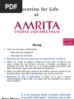 Education For Life at Amrita