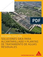 Soluciones Sika para Alcantarillado y Plantas de Tratamiento de Aguas