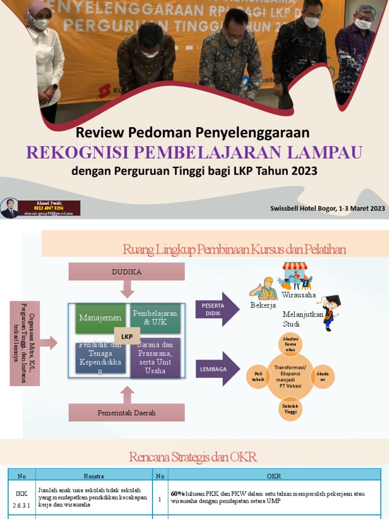 Paparan Review Pedoman RPL-Tahun 2023-Ahmad Suaid - Revdsti | PDF ...