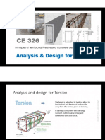 Analysis and Design For Torsion