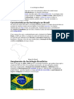 A sociologia no Brasil: origens e principais temas