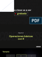Clase 2 - Operaciones Básicas Con R PDF