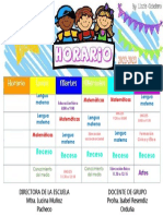 Horario 2°b