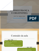 Aula II - BIOSSEGURANÇA E ERGONOMIA