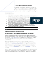 What is Supply Chain Management (SCM) and How it Works