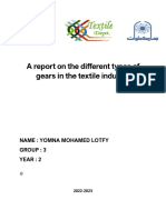 تقرير عن انواع التروس PDF