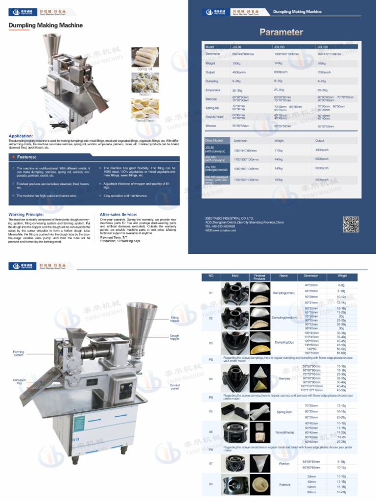 Dumpling Making Machine | PDF