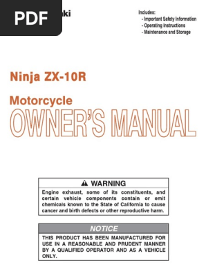 2011 Kawasaki Ninja ZX 10r 5 PDF | PDF | Fuel Economy In