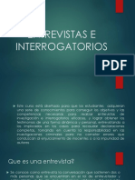 Entrevistas e Interrogatorios