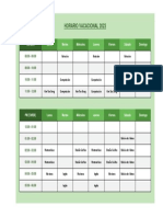 Horario Adry