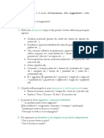Schema. Usi Del Congiuntivo in Italiano PDF