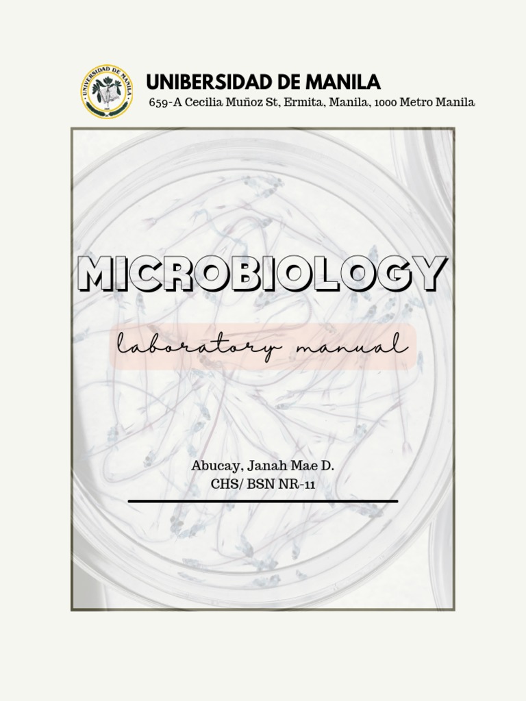 Microbiology Laboratory Manual Overview | PDF | Growth Medium ...