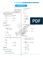 Mathematics: JEE (Main) - 2023: Phase-1 (01-02-2023) - Morning