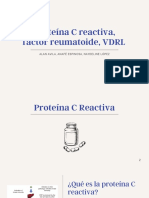 Proteína C Reactiva, Factor Reumatoide, VDRL PDF