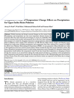 Comparative Study of Temperature Change Effects On Precipitation