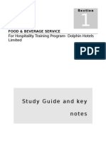 17721021 Manual for Food Beverage Service