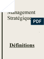 Management Strategique