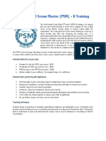 PSM II-Profesional Scrum Master - II Training Program PDF