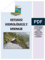 Estudio Hidrologico y Drenaje