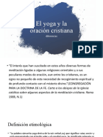 El Yoga y La Oración Cristiana