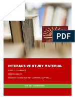 Interactive Study Material Class-Xi Accountancy 2022-23