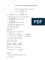 Resolução: Lista de Exercícios - Tubulações Equivalentes (Em Paralelo) Exercício 1