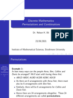 Permutations and Combinations PDF