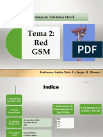 Tema 2: Red GSM: Sistemas de Telefonia Movil
