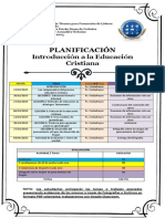 PLANIFICACIÓN 2023 Introducción A La Educación Cristiana PDF