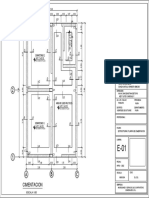 Planta de cimentación para módulo de vivienda de