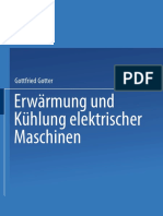 Erwärmung Und Kühlung Elektrischer Maschinen (Dr.-Ing. Gottfried Gotter (Auth.) ) PDF