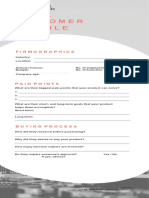 Customer Profile Template 07