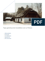 Typy Genetyczne Ksztaltow Wsi W PDF