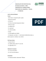 Lista de Periodontia Laboratorial 2022