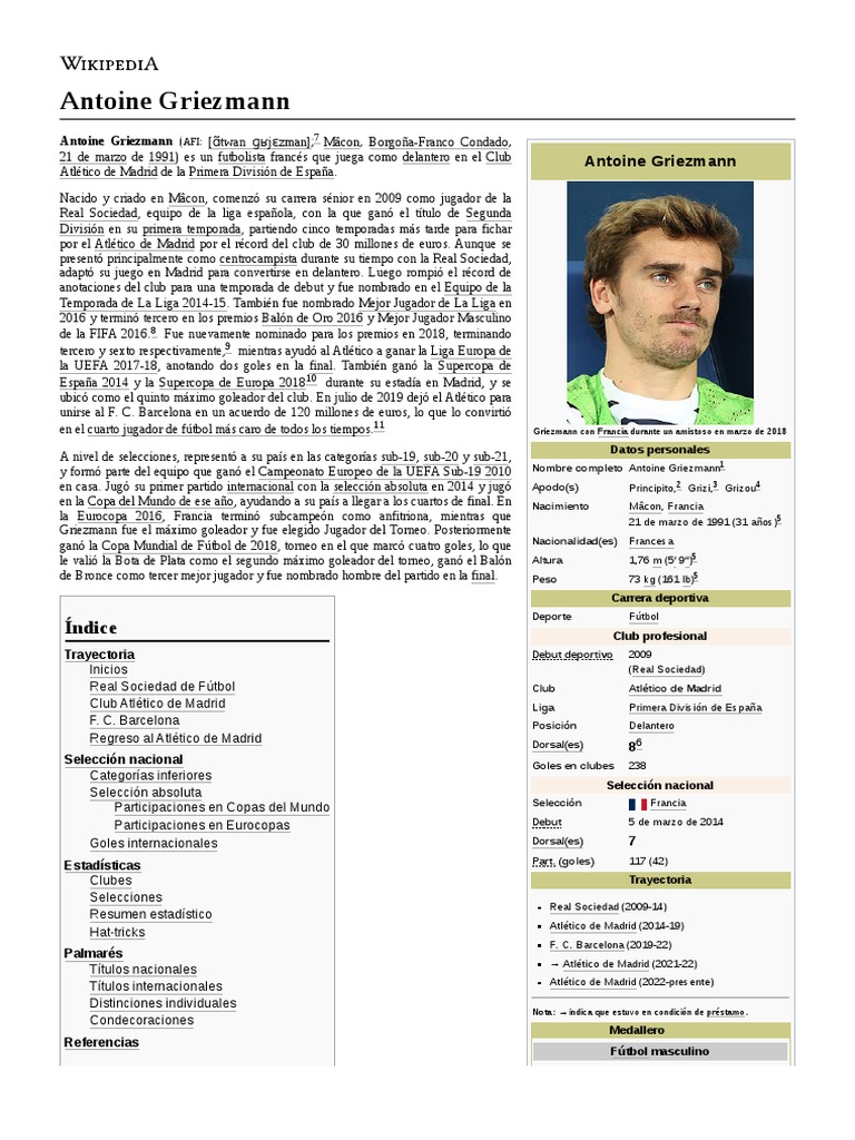 fiche Antoine Griezmann coupe du monde – Physique de rêve