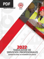Tabulador Servicios Profesionales CMIC 2025 (1) | PDF | Salario mínimo ...