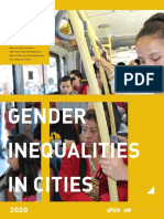 Gender Inequalities in Cities