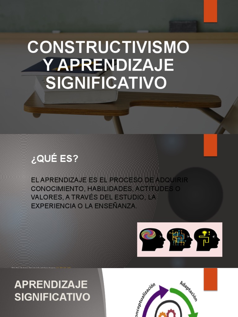 Constructivismo y Aprendizaje Significativo | PDF | Constructivismo ...