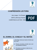 Comprensión Lectora - El Zorroel Conejo y El Ratón