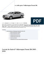 Diagrama de Fusíveis e Relés para Volkswagen Passat B6