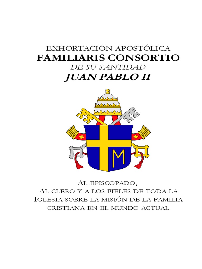 Familiaris Consortio | PDF | eucaristía | Amor