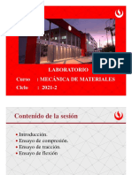 MECÁNICA DE MATERIALES - SESIÓN DE LABORATORIO (Compatibility Mode)
