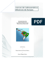 Retos y Avances de Latinoamérica y La Influencia de Europa